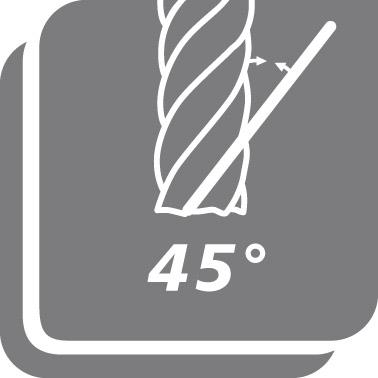 Produktbild Fortis Schaftfräser extralang VHM AlTiN+ Z6 45Grad 20mm bild 5