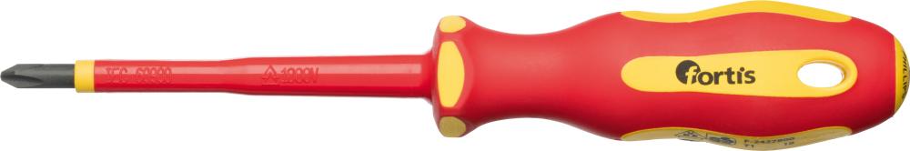 Produktbild Fortis  Schraubendreher VDE für Kreuzschlitz PH2x100 mm bild 1