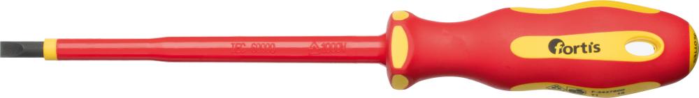 Produktbild Fortis  Schraubendreher VDE für Schlitz 5,5x1x125 mm bild 1