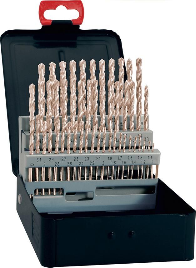 Produktbild FORTIS Spiralbohrer Set DIN338 HSS geschliffen Typ N 6 bis 10 mm