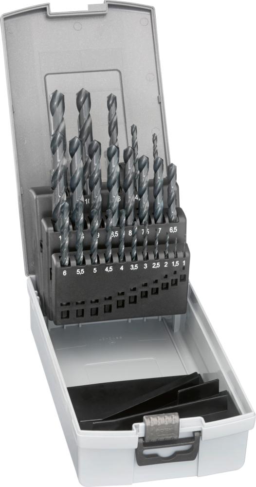Produktbild Fortis Spiralbohrersatz 24 teilig D338N HSS geschliffen