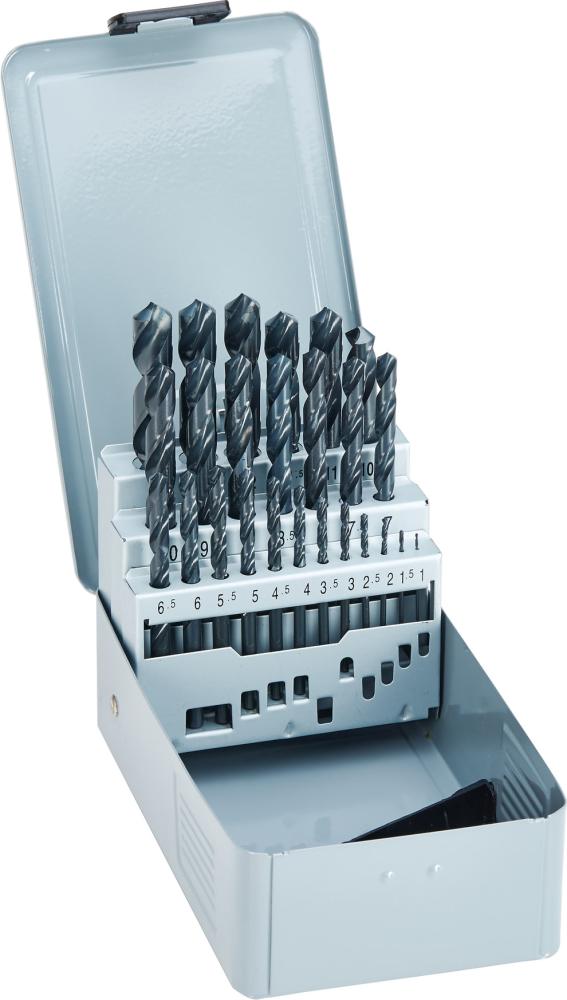 Produktbild Fortis Spiralbohrersatz 25 teilig D338N HSS geschliffen