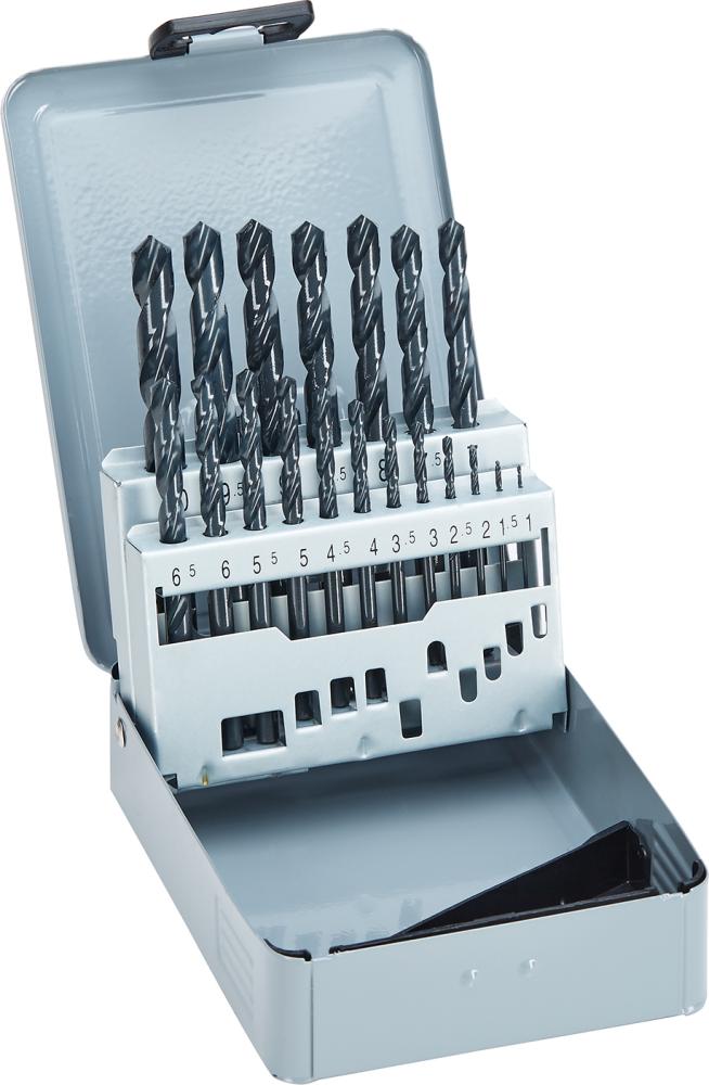 Produktbild Fortis Spiralbohrersatz 19 teilig D338N HSS geschliffen