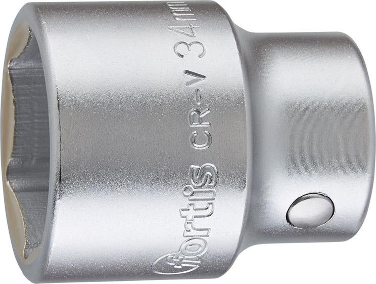 Produktbild Fortis Steckschlüsseleinsatz sechskant 3/4 Zoll 34 mm