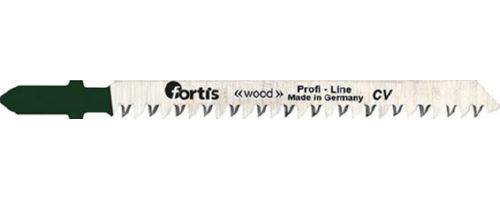 Produktbild Fortis Stichsägeblatt Holz CV GL100/VL75 mm Pack mit 5 Stück