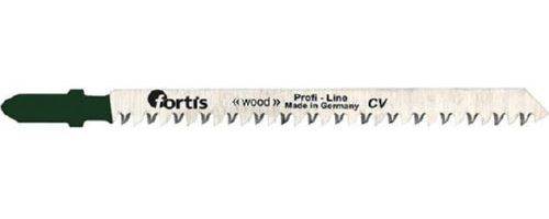 Produktbild Fortis Stichsägeblatt 5 Stück Holz CV GL130/VL Schnittlänge 105 mm