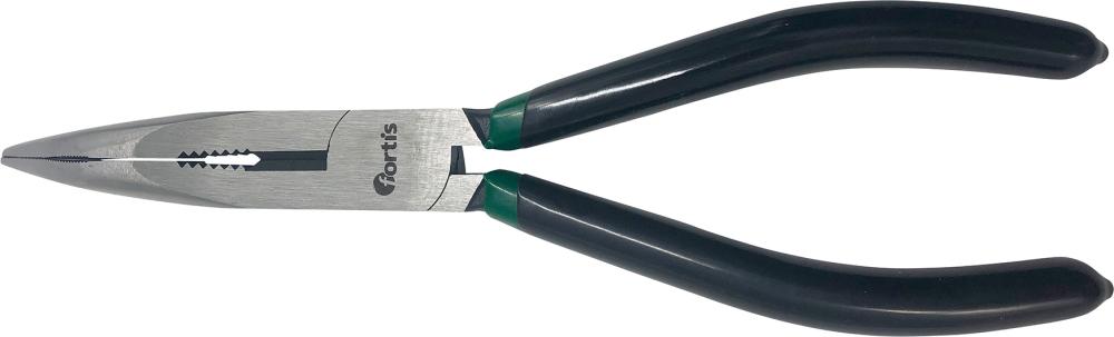 Produktbild Fortis Storchschnabelzange Kunststoffgriff poliert gebogen 200 mm