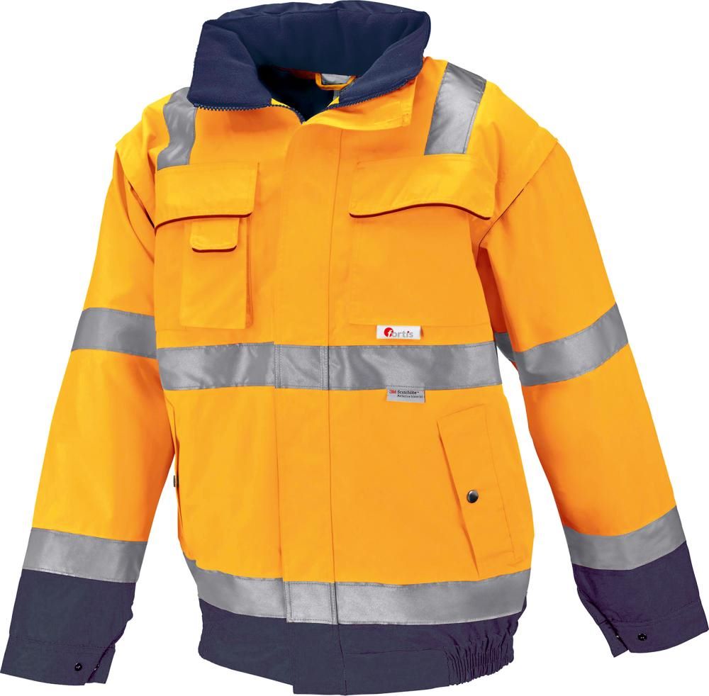 Produktbild Fortis Warnjacke Arthur orange marine Gr. 4XL