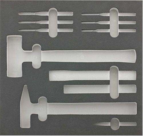 Produktbild Fortis  Werkzeugmodul 2/3 Hammer und Meissel leer