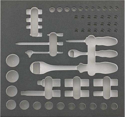 Produktbild Fortis  Werkzeugmodul 2/3 Steckschlüssel 1/4 Zoll und 1/2 Zoll leer