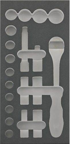 Produktbild Fortis  Werkzeugmodul 1/3 Steckschlüssel 1/2 Zoll leer