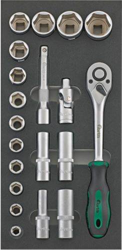 Produktbild Fortis  Werkzeugmodul 1/3 Steckschlüssel 1/2 Zoll 20 Teile