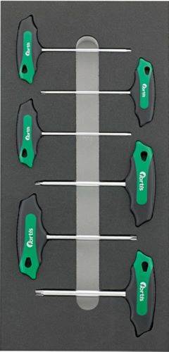 Produktbild Fortis  Werkzeugmodul 1/3 Quergriff Torx 6 Teile