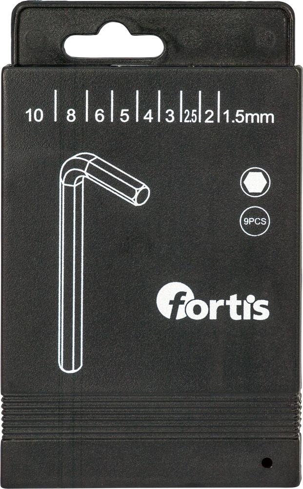 Produktbild Fortis  Winkelschraubendrehersatz 6kant 9 Teile bild 3