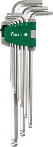 Produktbild Fortis  Winkelschraubendreher Clip sechskant 9 Teile