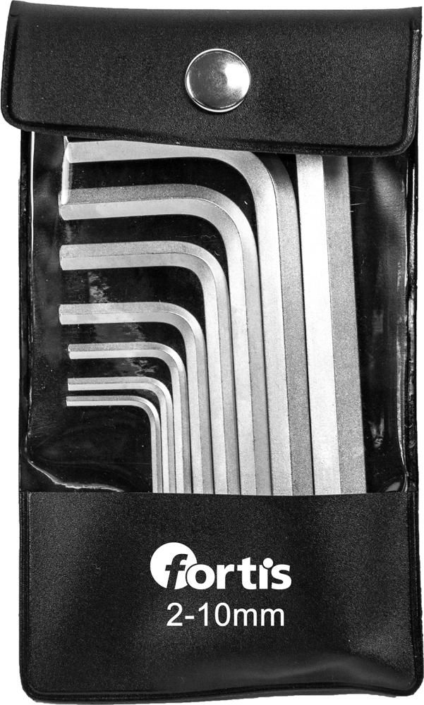 Produktbild Fortis Winkelschraubendreher Satz in Tasche 8 teilig 2 bis 10 mm