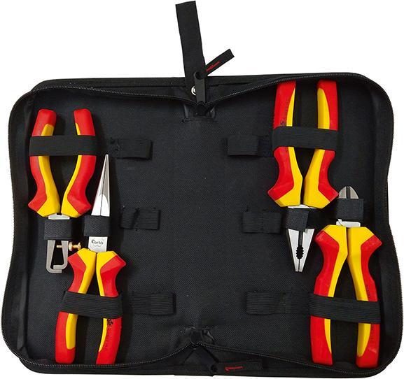 Produktbild Fortis Zangen Set VDE 4 Teile in Nylontasche