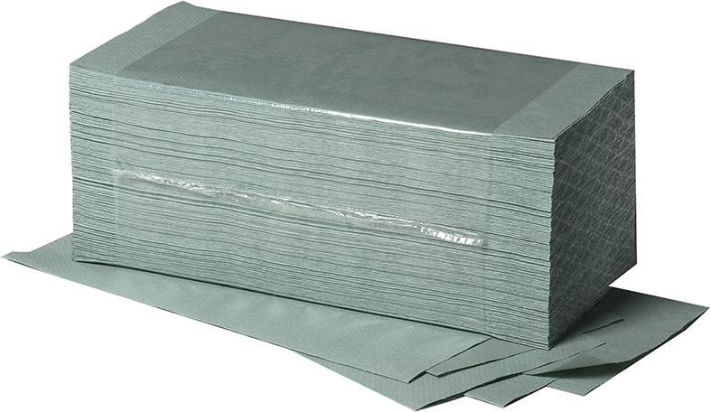 Produktbild Fripa Handtuchpapier Verde 1-lagig ZZ 250 x 230 mm grün 5000 Blatt
