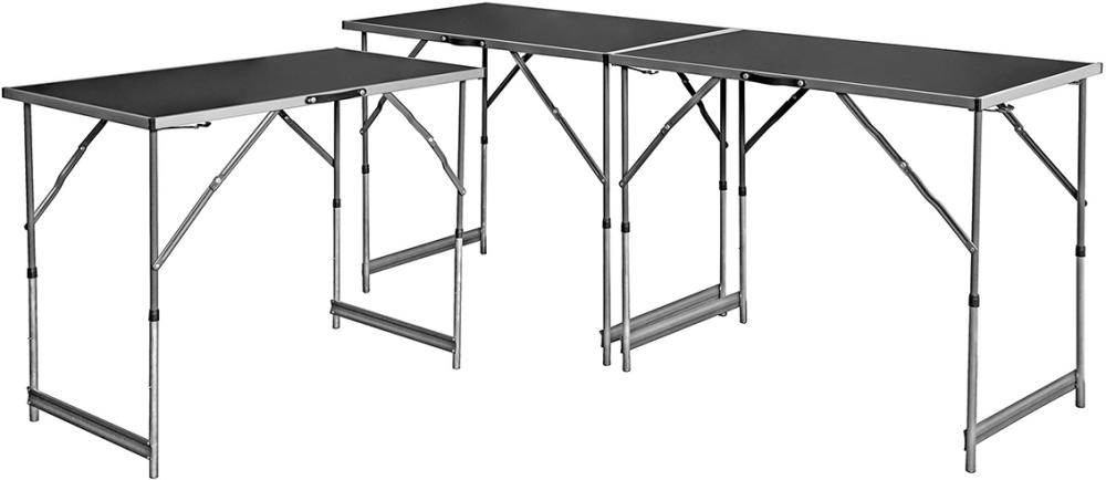 Produktbild Tapeziertisch Mehrzwecktisch Alu Trio 3 Teile 100 x 60 x 78 cm