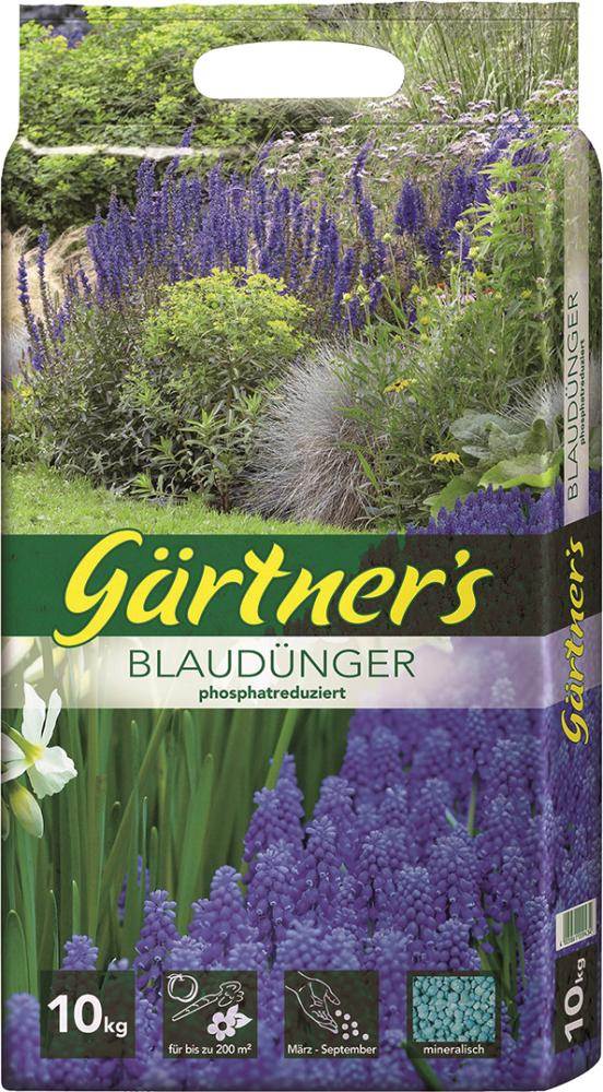 Produktbild Gärtner`s Blaudünger mit Bor und Zink 12+6+15 phosphatreduziert 10 kg