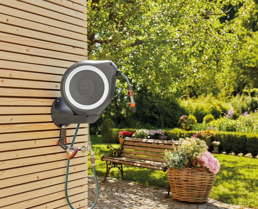 Produktbild Gardena Wand Schlauchbox RollUp 20 meter Schlauch bild 7