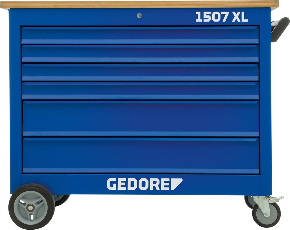 Produktbild GEDORE Rollwerkbank 1507XL mit 6 Schubladen 1250x550x985mm