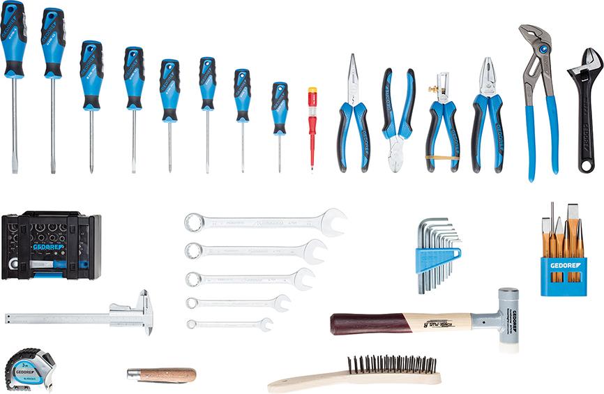Produktbild GEDORE Werkzeugsortiment mit Koffer 74 teilig bild 5