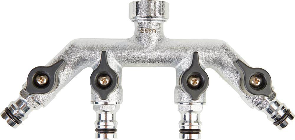 Produktbild Geka Vierwegeventil IG G 3/4 Zoll MS Cr Geka plus Stecksystem