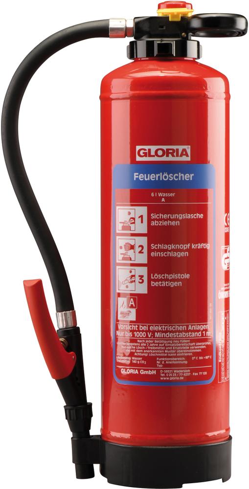 Produktbild Gloria- Wasser Aufladefeuerlöscher WH 9 PRO