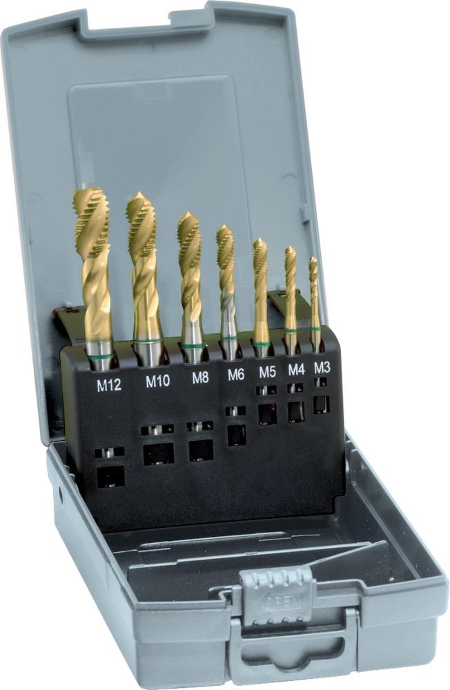 Produktbild Gühring Maschinengewindebohrer Set DIN371/376 HSSE TiN Form C M3-M12