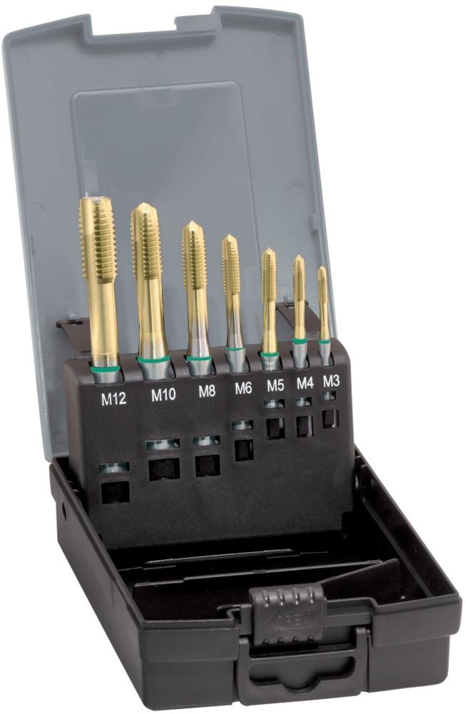 Produktbild Gühring Maschinengewindebohrer Set DIN371 HSSE TiN Typ UNI Form B M3-M12