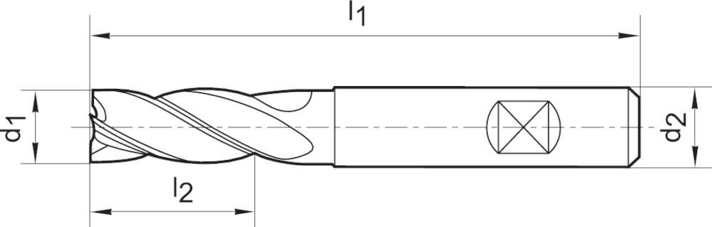 Produktbild Gühring Schaftfräser SL DIN6527 VHM FIRE Z4 18mm bild 13
