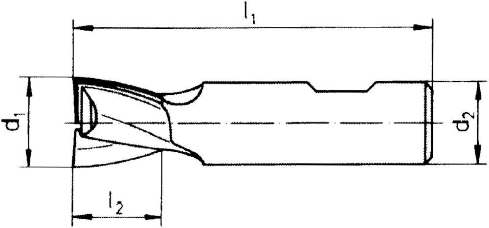 Produktbild Gühring Schaftfräser SL DIN6527 VHM FIRE Z2 Schaft HB 18mm bild 13