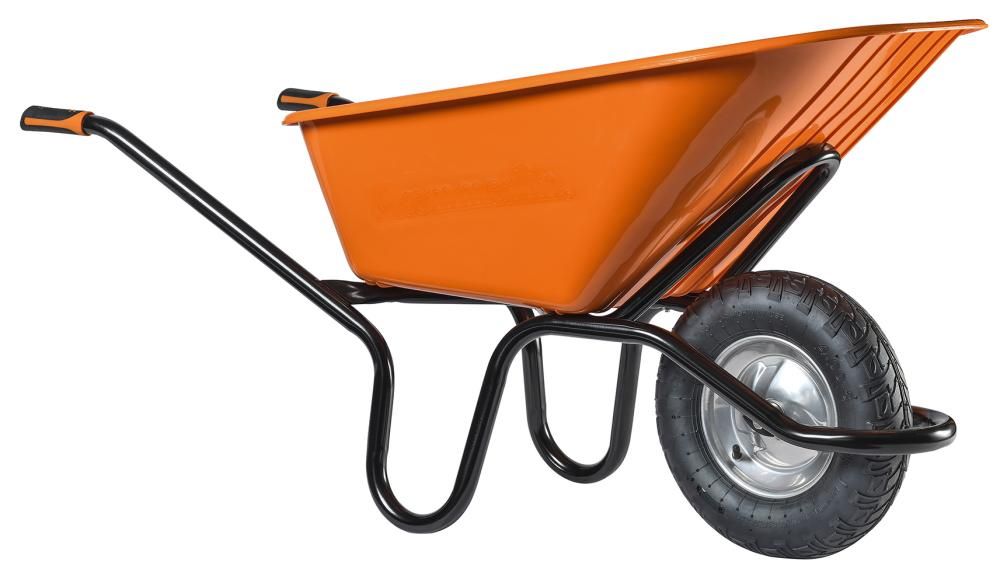 Produktbild Haemmerlin Schubkarre Crusader mit Luftrad Kunststoffmulde 120 Liter