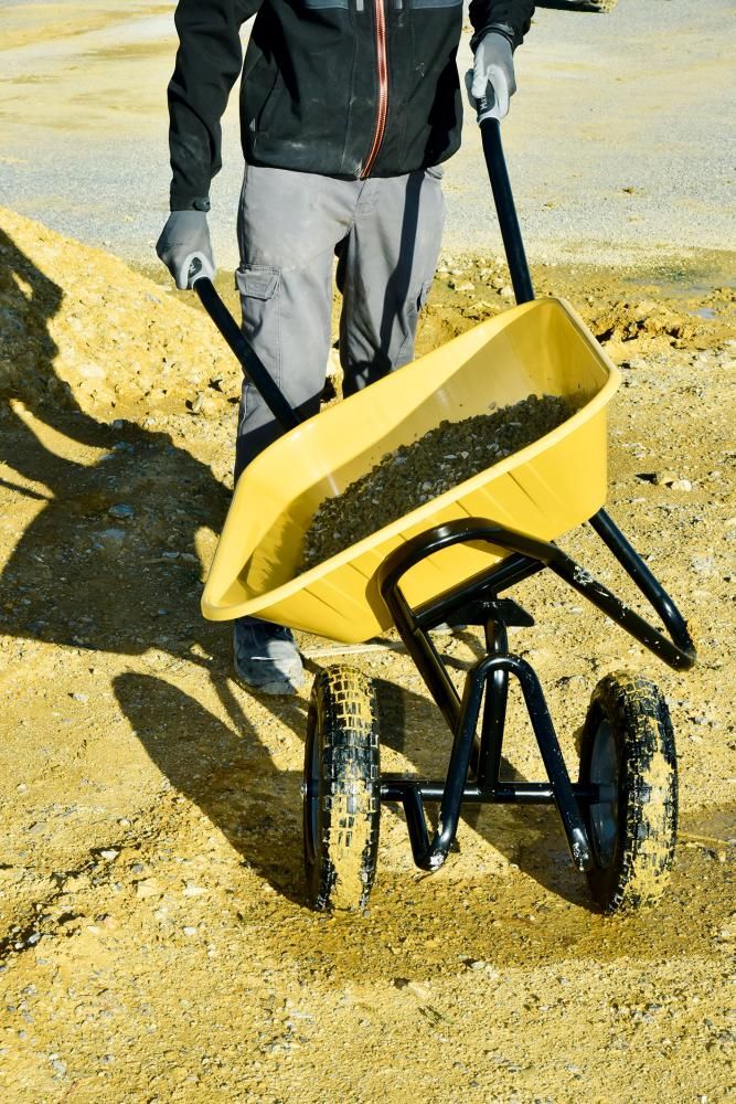 Produktbild Haemmerlin Schubkarre Reverso 100 mit Luftrad seitlich kippbar bild 4