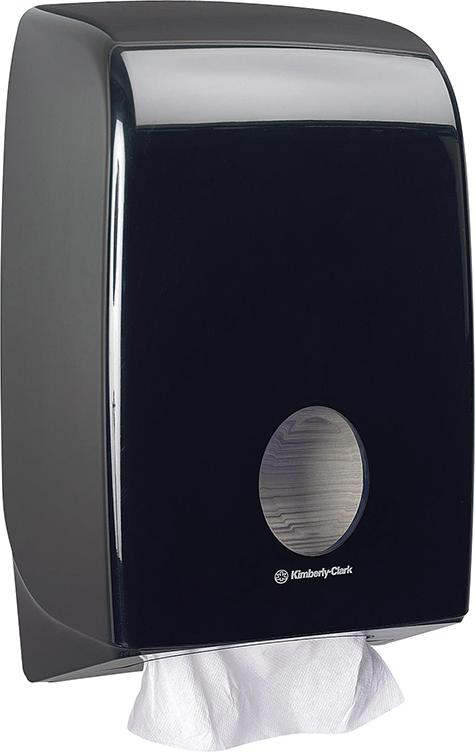 Produktbild Kimberly-Clark Handtuchspender Aquarius Interfold Schwarz