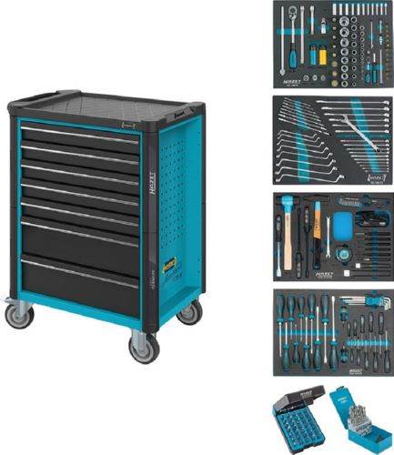 Produktbild Hazet Werkstattwagen 179N-7 mit 220 teiligem Werkzeugsortiment bild 2