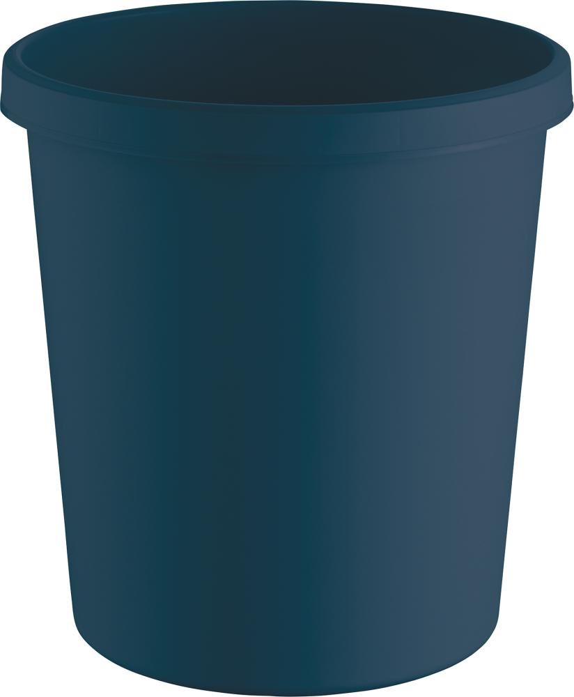 Produktbild Helit Papierkorb 18 Liter blau aus Recycling Kunststoff bild 1