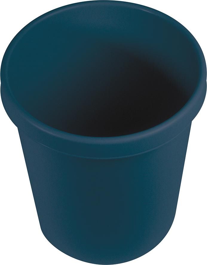 Produktbild Helit Papierkorb 18 Liter blau aus Recycling Kunststoff bild 2