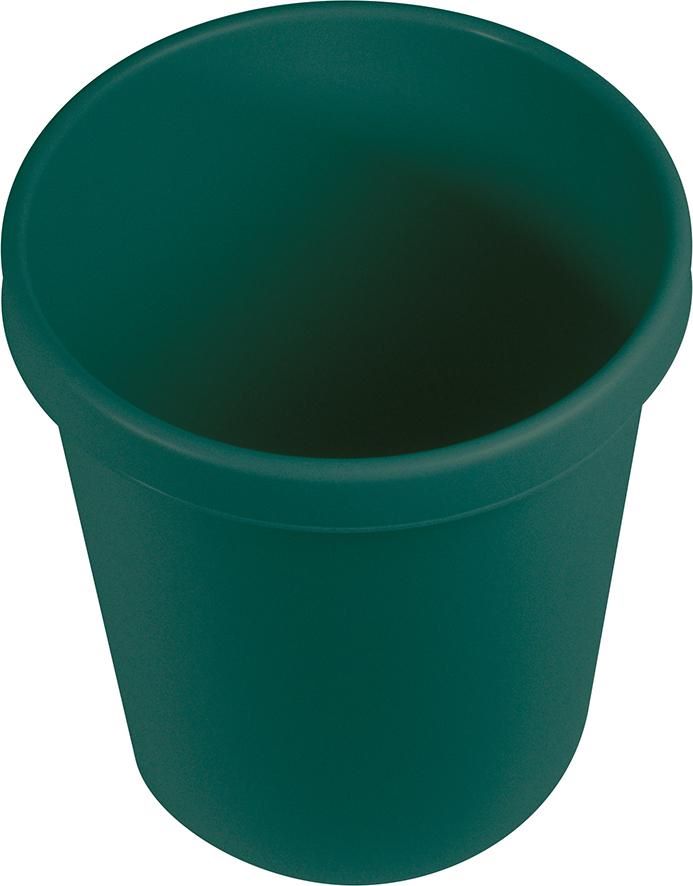 Produktbild Helit Papierkorb 18 Liter grün aus Recycling Kunststoff bild 2