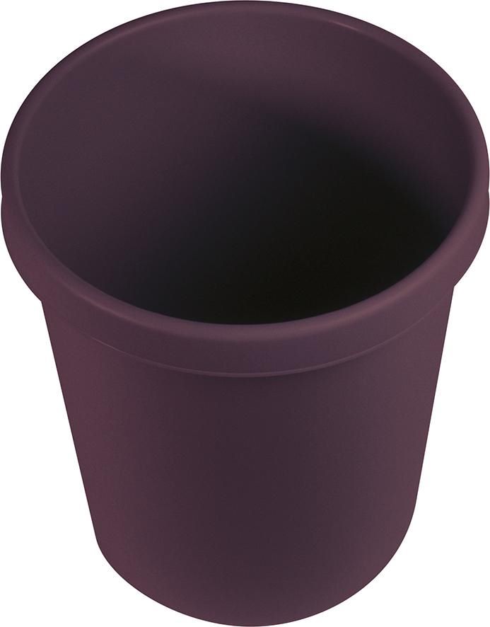 Produktbild Helit Papierkorb 18 Liter rot aus Recycling Kunststoff bild 2