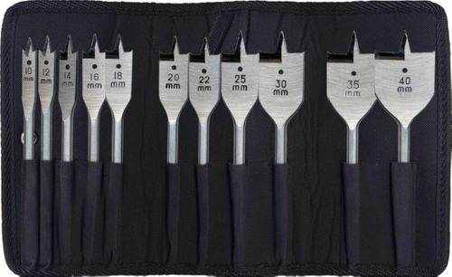 Produktbild Heller Flachfräsbohrersatz Quickbit 11 Teile in Rolltasche