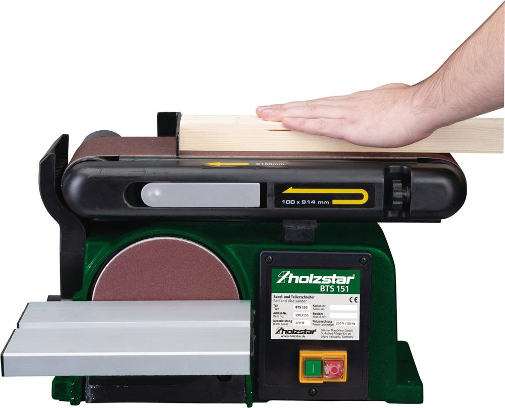 Produktbild Holzstar Band- und Tellerschleifer BTS 151 bild 11