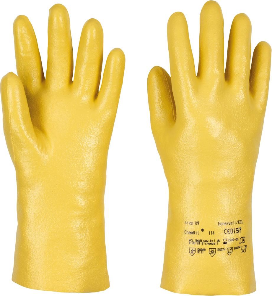 Produktbild Honeywell Chemikalienschutzhandschuh ChemNit 114 Gr. 10