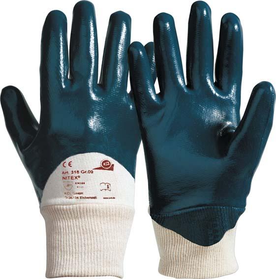 Produktbild KCL Honeywell Handschuh Nitex 318 250 mm blau Gr. 9