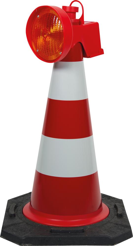 Produktbild Horizont Leitkegel LED Leuchte ConeFix einseitig gelb bild 3