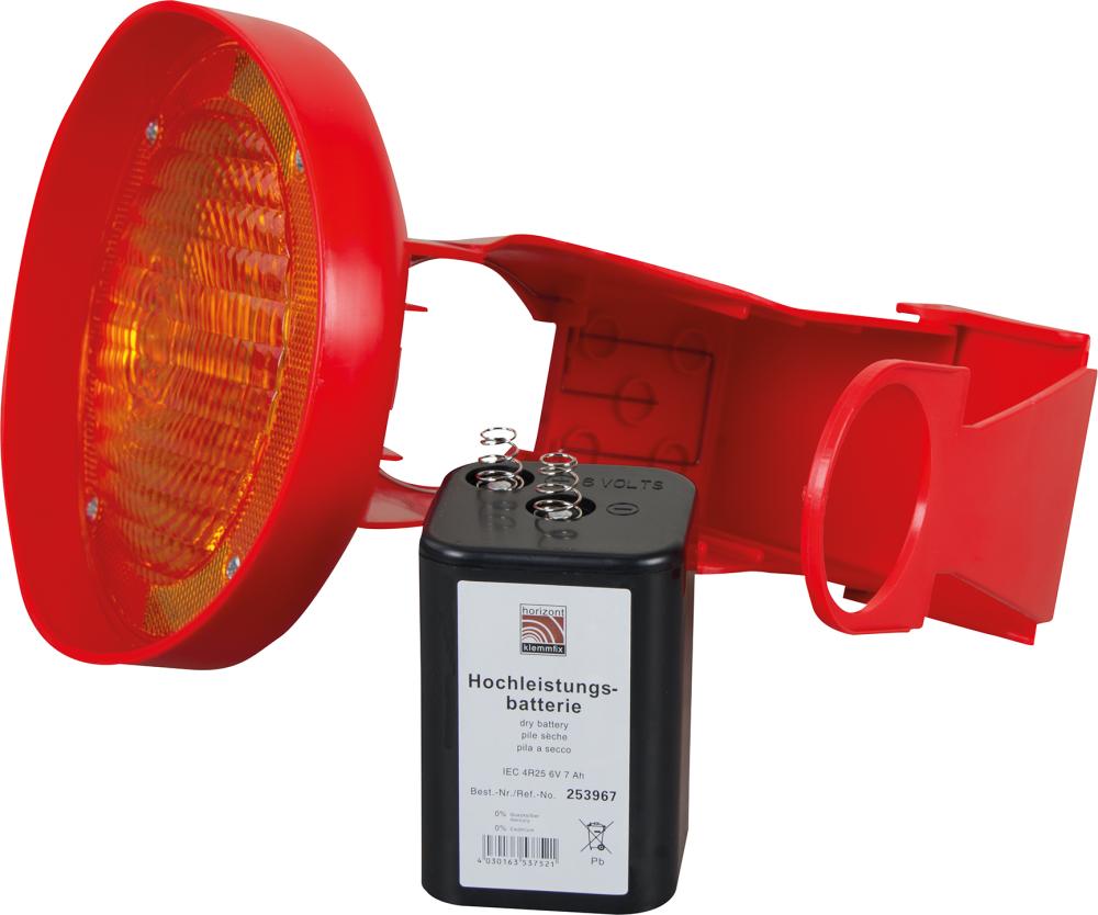 Produktbild Horizont Leitkegel LED Leuchte ConeFix einseitig gelb bild 4