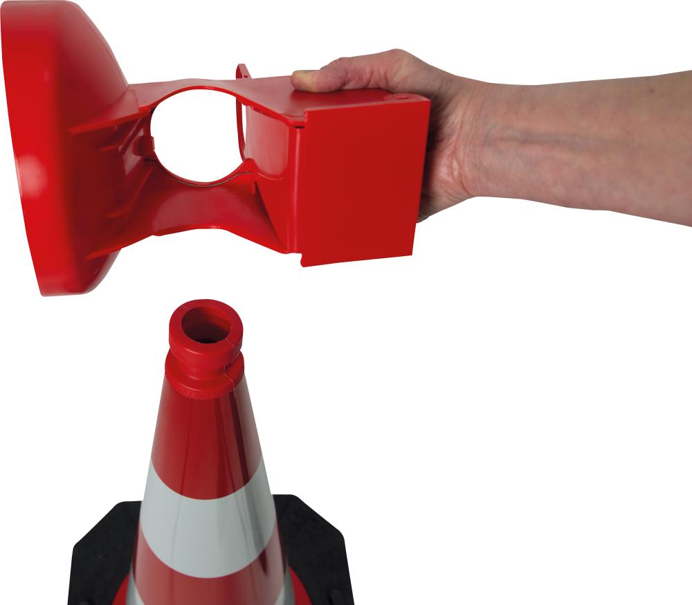 Produktbild Horizont Leitkegel LED Leuchte ConeFix einseitig gelb bild 5