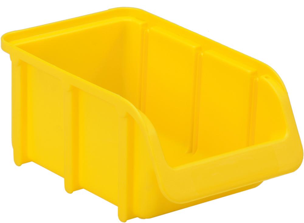 Produktbild Hünersdorff Sichtbox Polypropylen Gr.2 gelb 102 x 74 x 164 mm