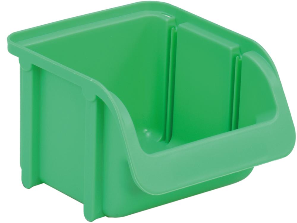 Produktbild Hünersdorff Sichtbox Polypropylen Gr.1 grün 102 x 74 x 115 mm